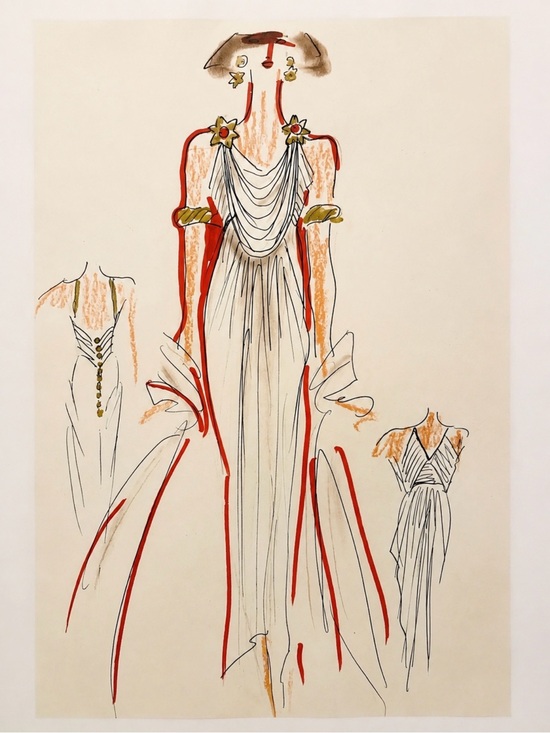 The Met Other - Fendi Sketch - Metropolitan Musium of Art